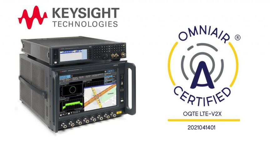 Keysight First to Gain OmniAir Qualified Test Equipment Status, Accelerating Cellular Vehicle to Everything (C-V2X) Device Certification